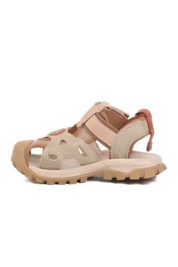 Bej Hafif Çocuk Sandalet 25Y614 F