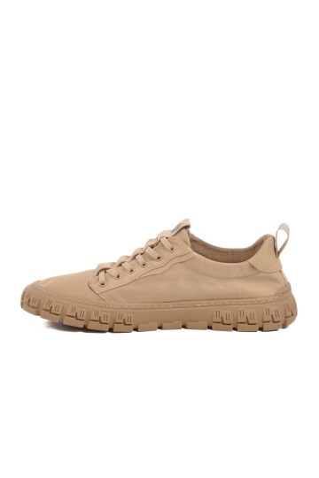 Bej Fileli Erkek Sneaker 25Y518 M
