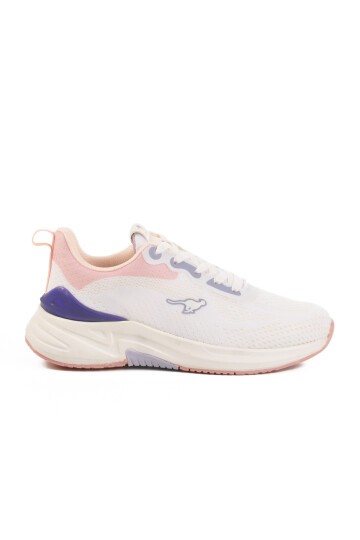 Beyaz-Pudra Fileli Unisex Spor Ayakkabı 556 Pretty G