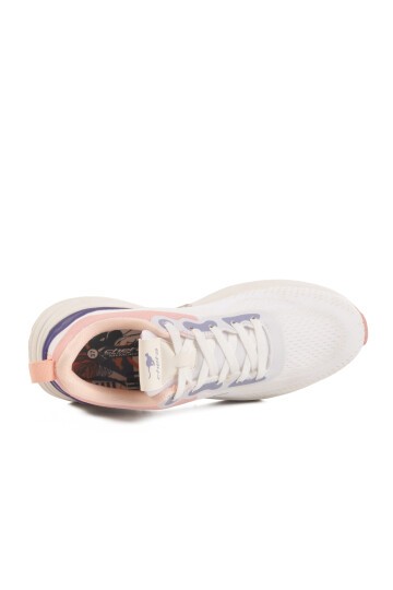 Beyaz-Pudra Fileli Unisex Spor Ayakkabı 556 Pretty G