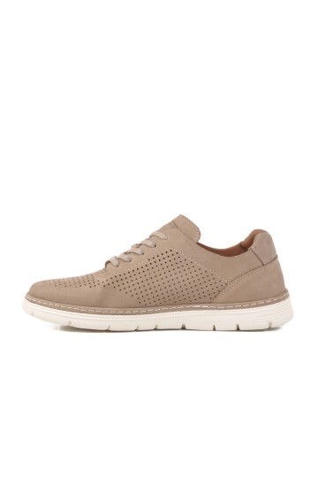 Gri Nubuk Hakiki Deri Erkek Sneaker 2Y0938-E197 M