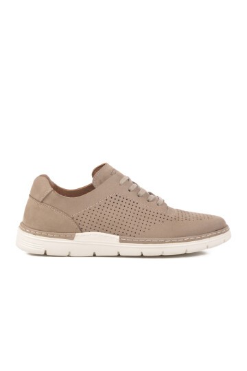 Gri Nubuk Hakiki Deri Erkek Sneaker 2Y0938-E197 M