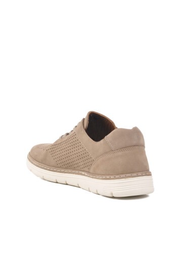Gri Nubuk Hakiki Deri Erkek Sneaker 2Y0938-E197 M