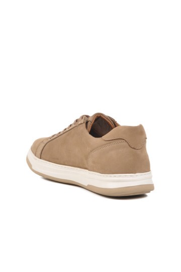 Kum Nubuk Hakiki Deri Erkek Sneaker 2516 M