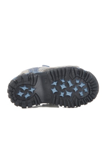 Lacivert-Mavi Ortopedik Erkek Çocuk Sandalet 25T102 B