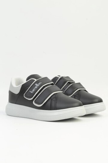 Siyah-Gri Triko Çocuk Spor Ayakkabı BN-31806 F