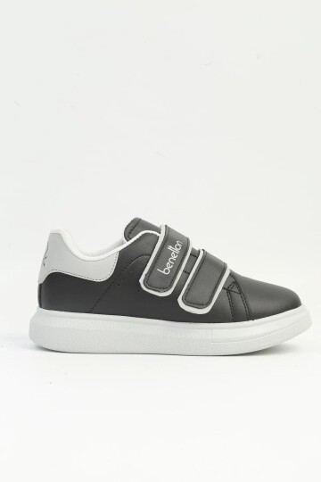 Siyah-Gri Triko Çocuk Spor Ayakkabı BN-31806 F