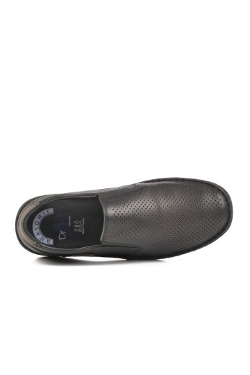 Siyah Anatomic Taban Hakiki Deri Erkek Günlük Ayakkabı 4Y0025-106 M