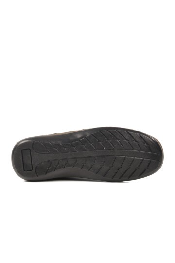 Siyah Anatomic Taban Hakiki Deri Erkek Günlük Ayakkabı 4Y0030-106 M
