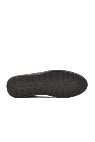 Siyah Anatomic Taban Hakiki Deri Erkek Günlük Ayakkabı 4Y0417-106 M