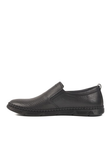Siyah Hakiki Deri Erkek Sneaker 3Y1671-172 M