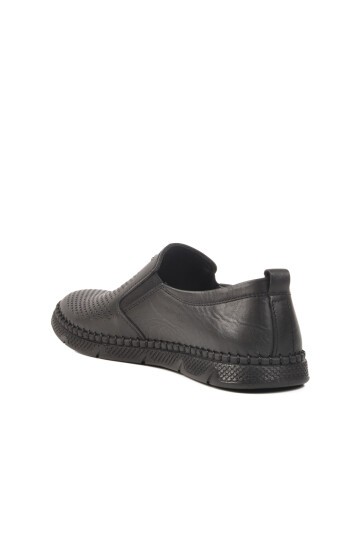 Siyah Hakiki Deri Erkek Sneaker 3Y1671-172 M