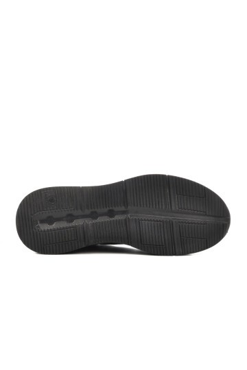 Siyah Hakiki Deri Erkek Sneaker 4K1836-6283 M