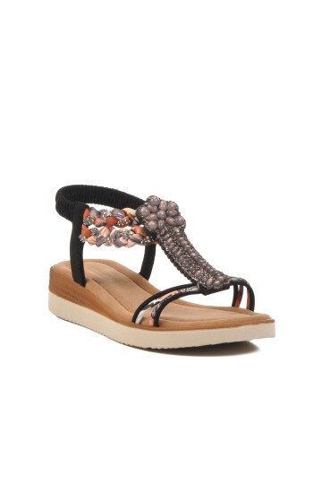 Siyah Kadın Sandalet 358131 Z