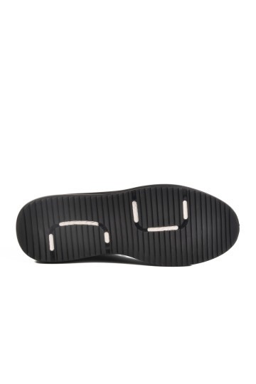 Siyah Hakiki Deri Erkek Sneaker 152-19596 M