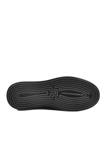 Siyah Hakiki Deri Erkek Sneaker 152-21032 M