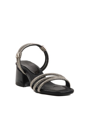Siyah Hafif Kız Çocuk Sandalet 016 P