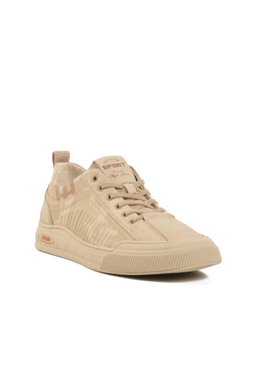 Bej Fileli Erkek Sneaker 25Y510-13 M