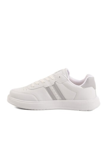 Fashion Beyaz-Gümüş Kadın Spor Ayakkabı 163 G