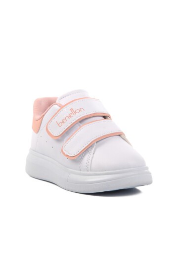 Beyaz-Pembe Triko Çocuk Spor Ayakkabı BN-31805 P