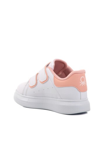 Beyaz-Pembe Triko Çocuk Spor Ayakkabı BN-31805 P