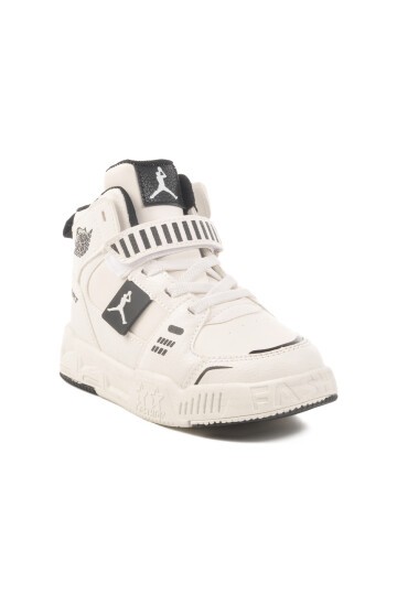 Beyaz Bilek Boy Çocuk Sneaker King Uzun Cool P