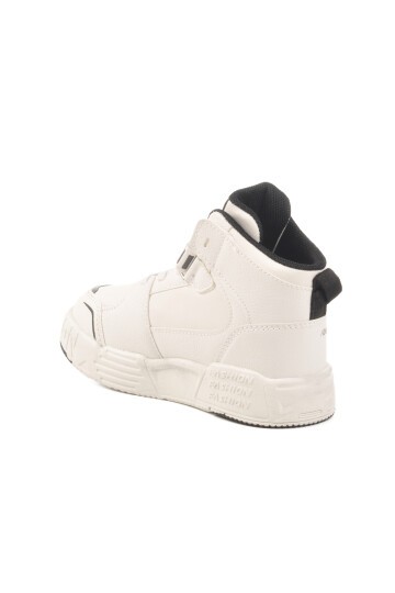 Beyaz Bilek Boy Çocuk Sneaker King Uzun Cool P