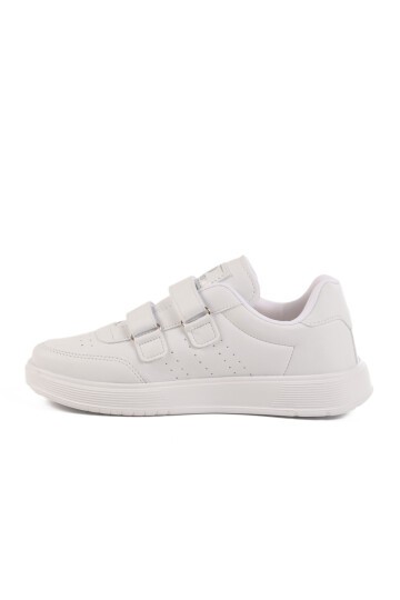 Beyaz Unisex Spor Ayakkabı DRK158 G ( Cırtlı )