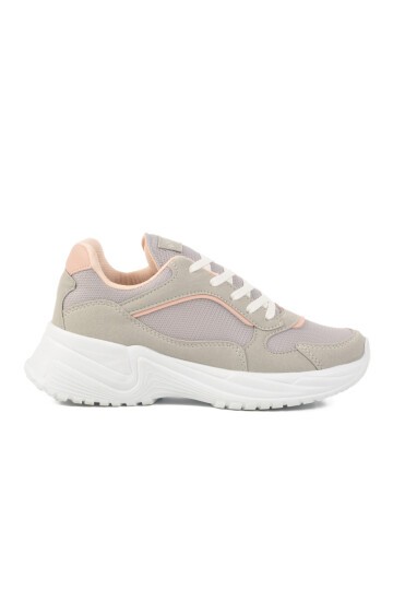 Buz-Pembe Fileli Kadın Spor Ayakkabı 2410 G