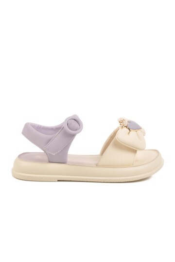 Lila Hafif Çocuk Sandalet 25Y600-5  F
