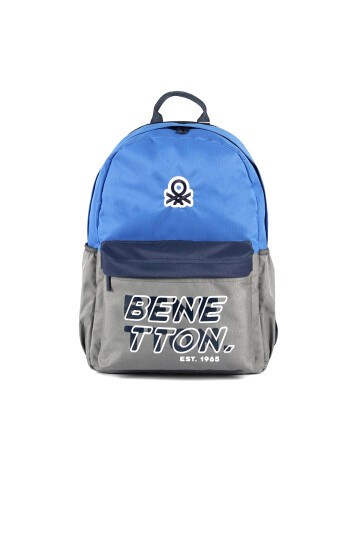 Mavi-Gri  Unisex Okul Çantası 03845 Çanta