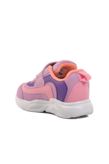 Pembe-Mor Poliüretan Çocuk Spor Ayakkabı BN-31800 B