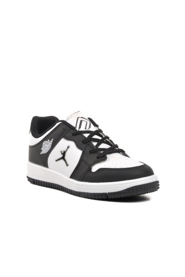 Siyah-Beyaz Unisex Sneaker Cool Haykat Kısa G