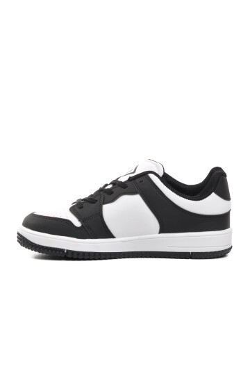 Siyah-Beyaz Unisex Sneaker Cool Haykat Kısa G