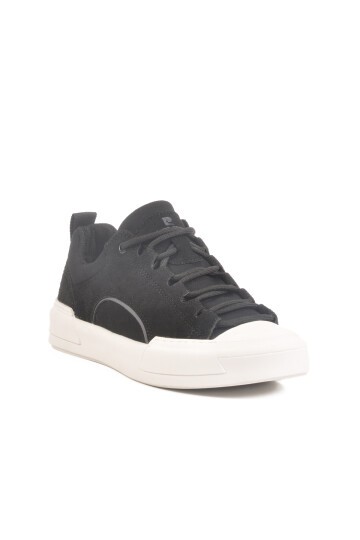 Siyah Hakiki Deri Erkek Sneaker 23Corvet M