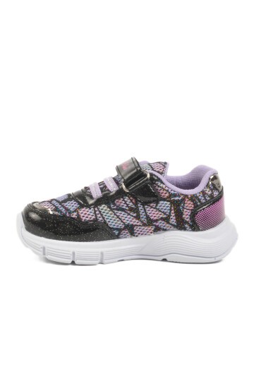 Siyah-Lila Çocuk Spor Ayakkabı North Blue 336126 B
