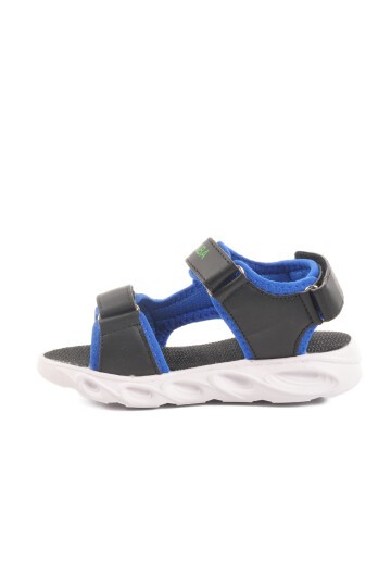 Siyah-Saks Çocuk Sandalet Ba & Ba 018125 P